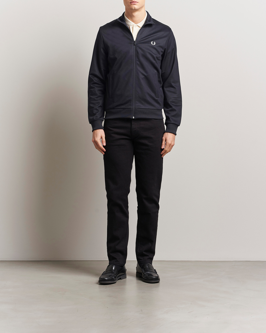 Herr | Tröjor | Fred Perry | Track Jacket Navy