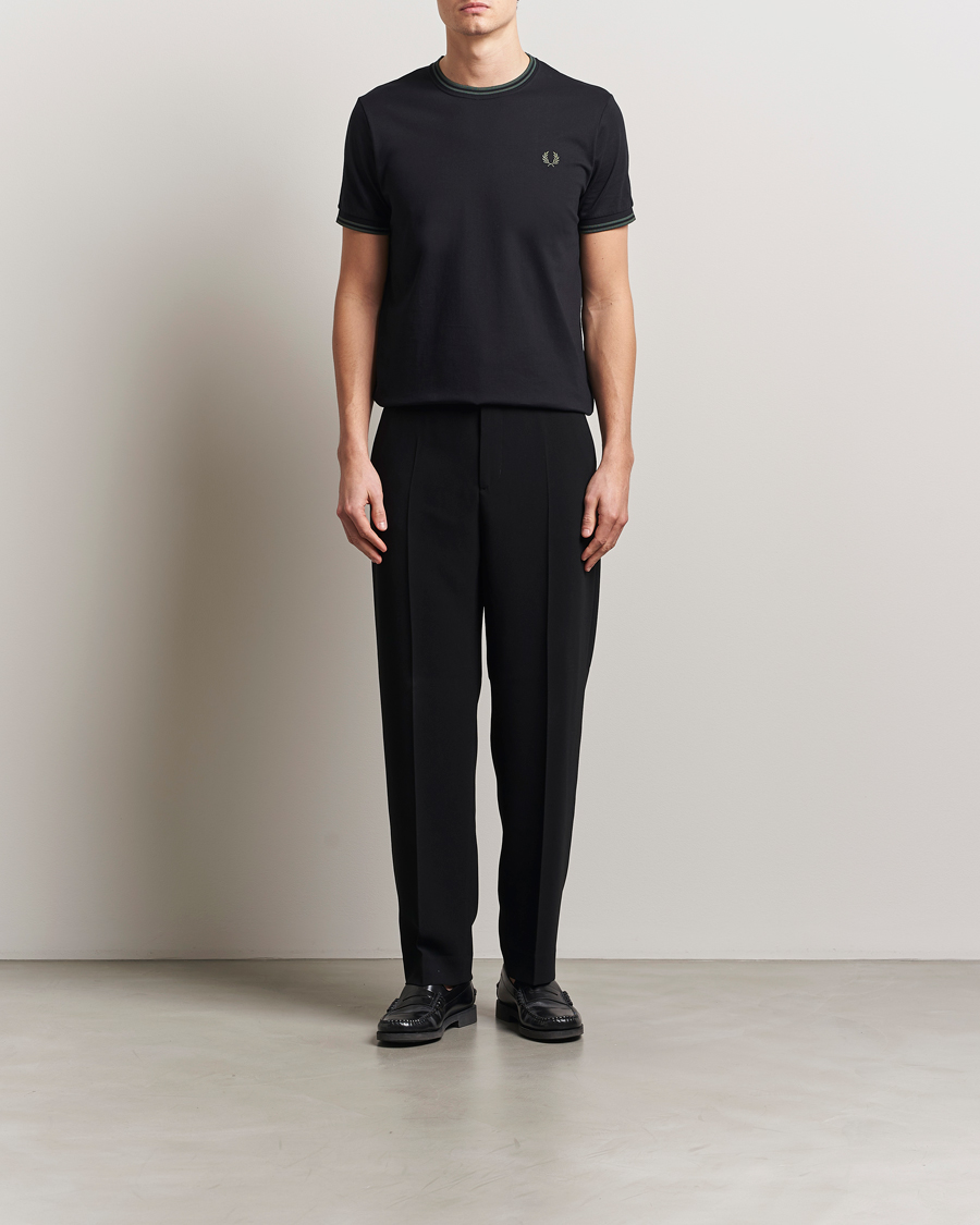 Herr | T-Shirts | Fred Perry | Twin Tipped T-Shirt Black