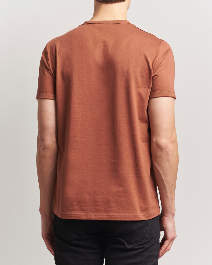 Herr | T-Shirts | Fred Perry | Ringer T-Shirt Cinnamon Brown