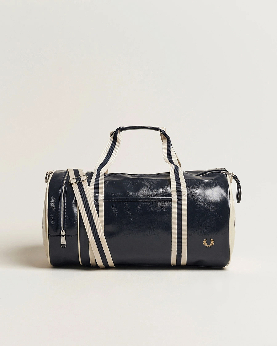 Herr | Väskor | Fred Perry | Classic Barrel Bag Navy/Ecru