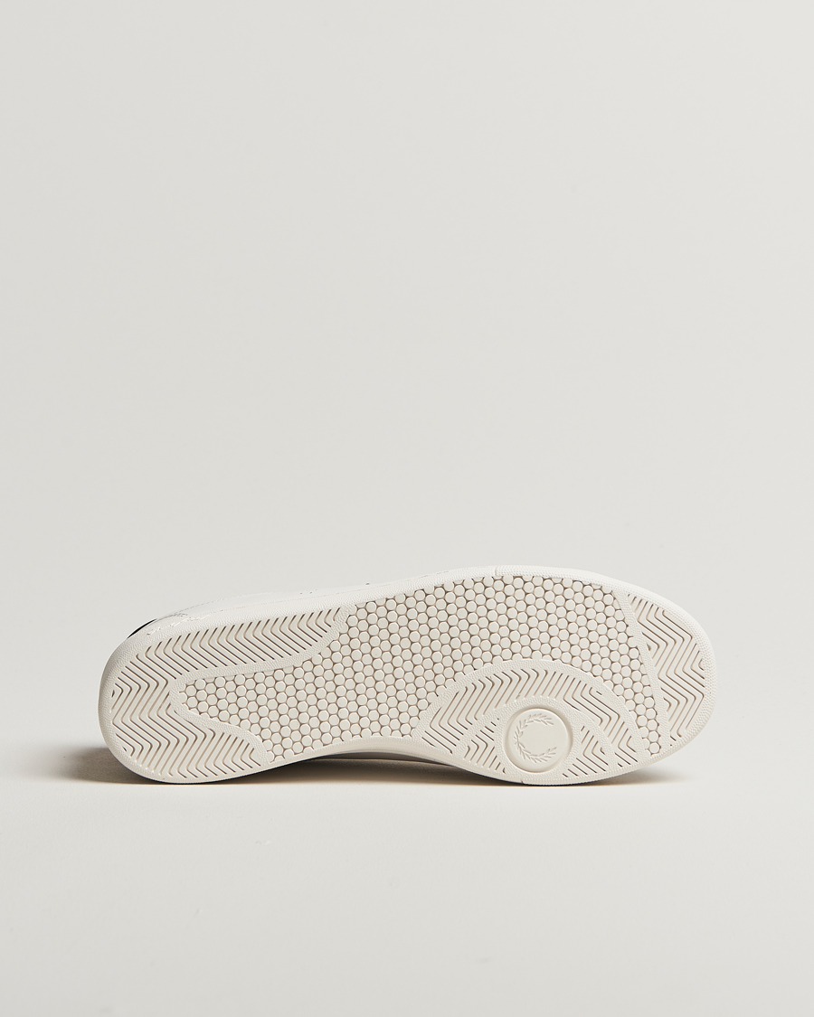 Herr | Sneakers | Fred Perry | B721 Leather Sneaker Snow White/Red