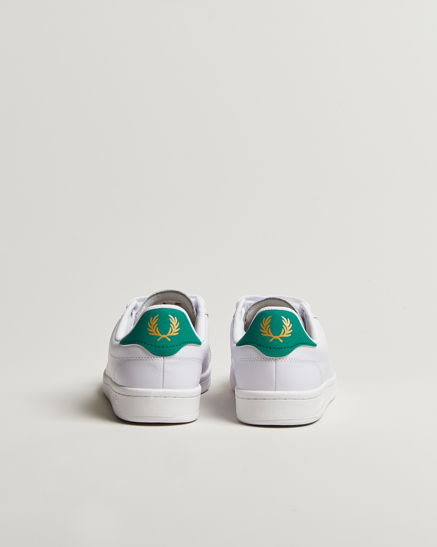 Herr | Sneakers | Fred Perry | B721 Leather Sneaker White/Court Green