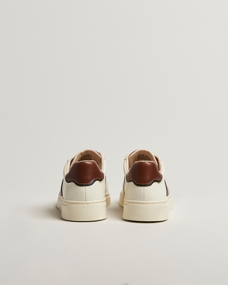 Herr | Sneakers | GANT | Mc Julien Taped Sneaker Off White/Cognac