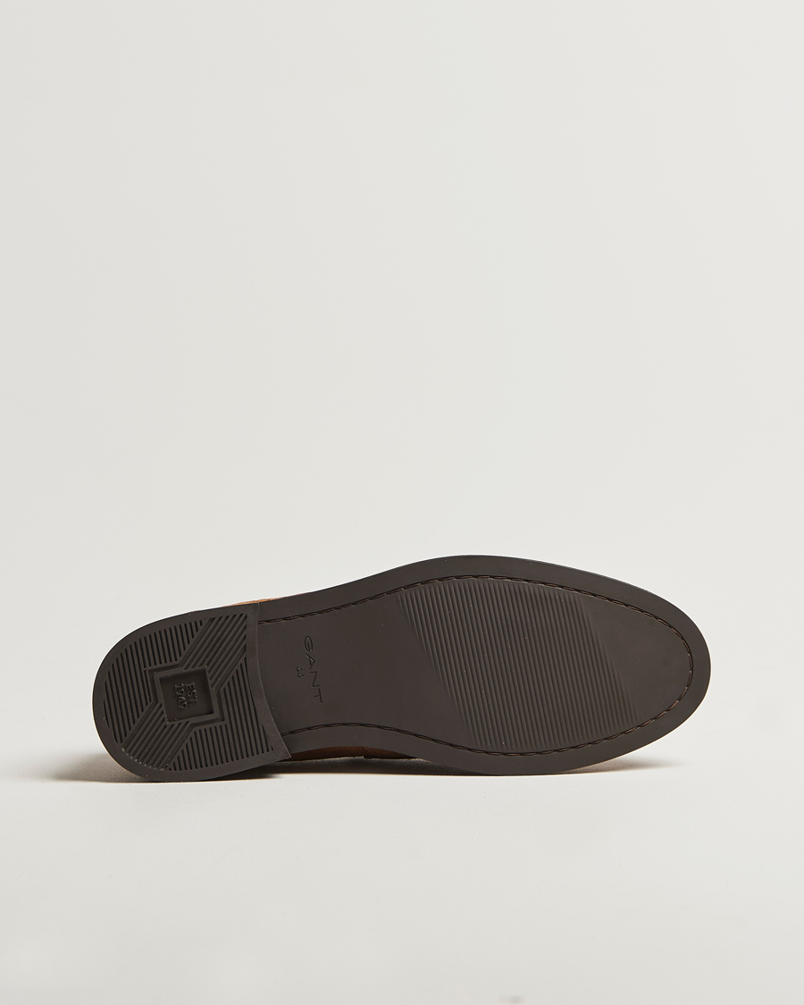 Herr | Loafers | GANT | Lozham Suede Loafer Cognac