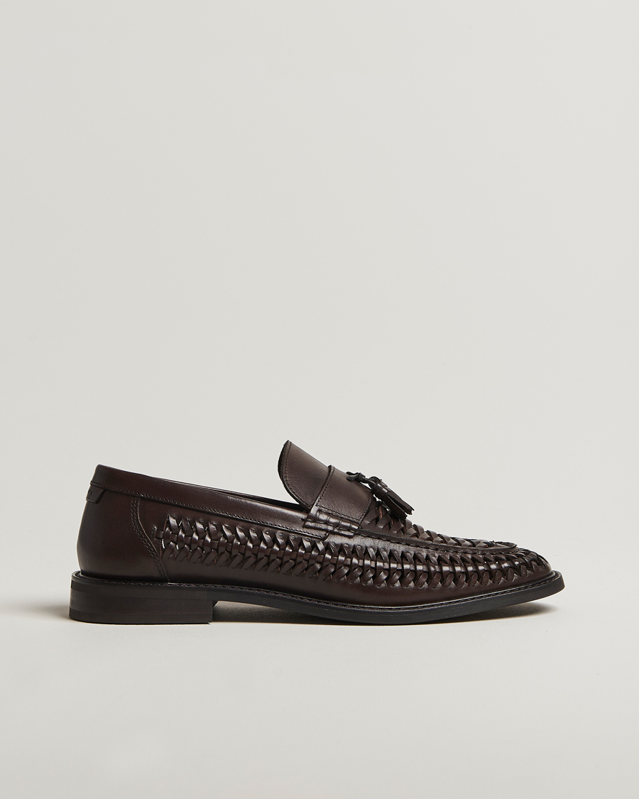 Herr | Loafers | GANT | Lozham Braided Tassle Loafer Dark Brown