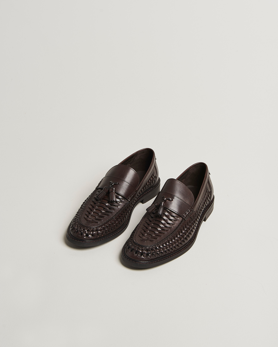 Herr | Loafers | GANT | Lozham Braided Tassle Loafer Dark Brown
