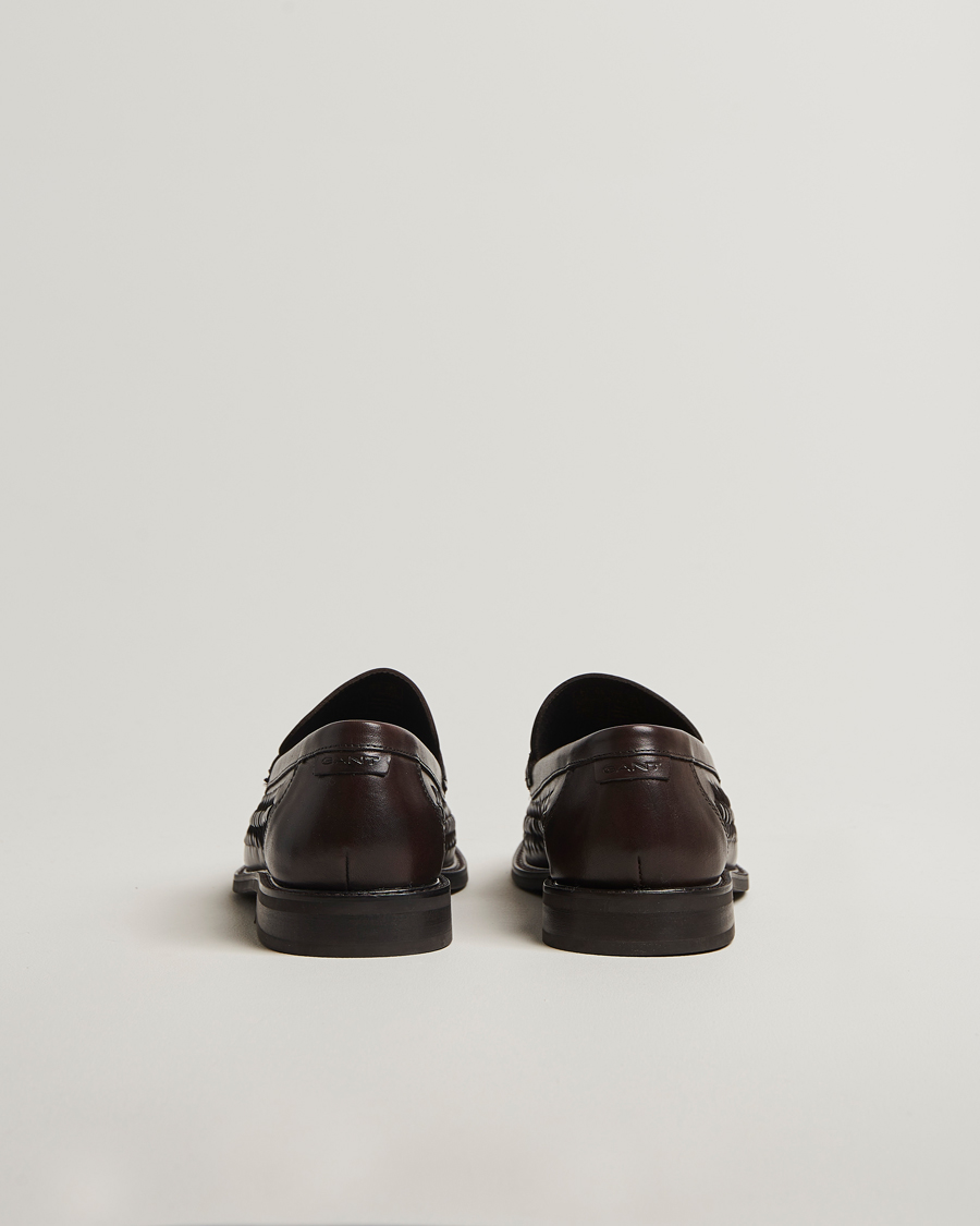 Herr | Loafers | GANT | Lozham Braided Tassle Loafer Dark Brown