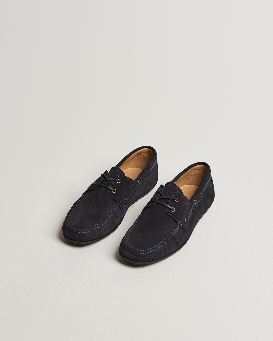 Herr | Seglarskor | GANT | Wilmon Suede Moccasin Marine