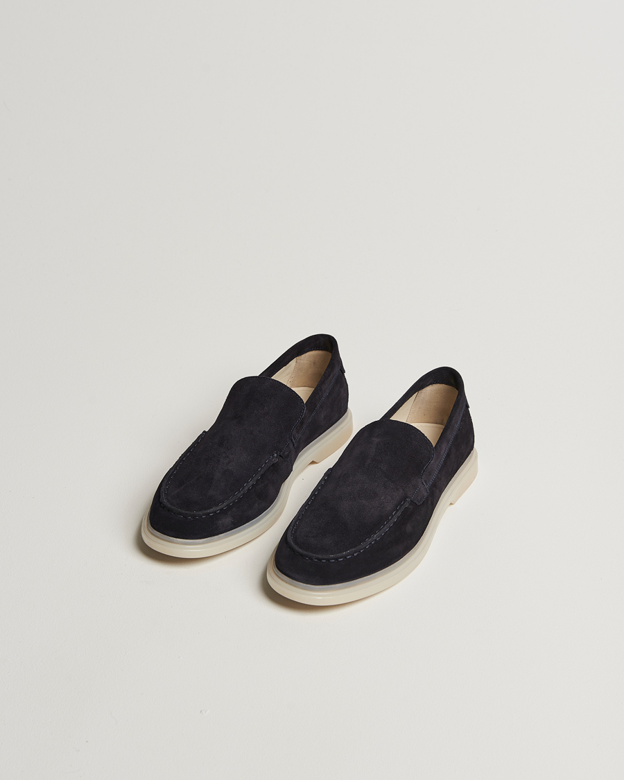 Herr | Loafers | GANT | Boery Suede Loafer Marine