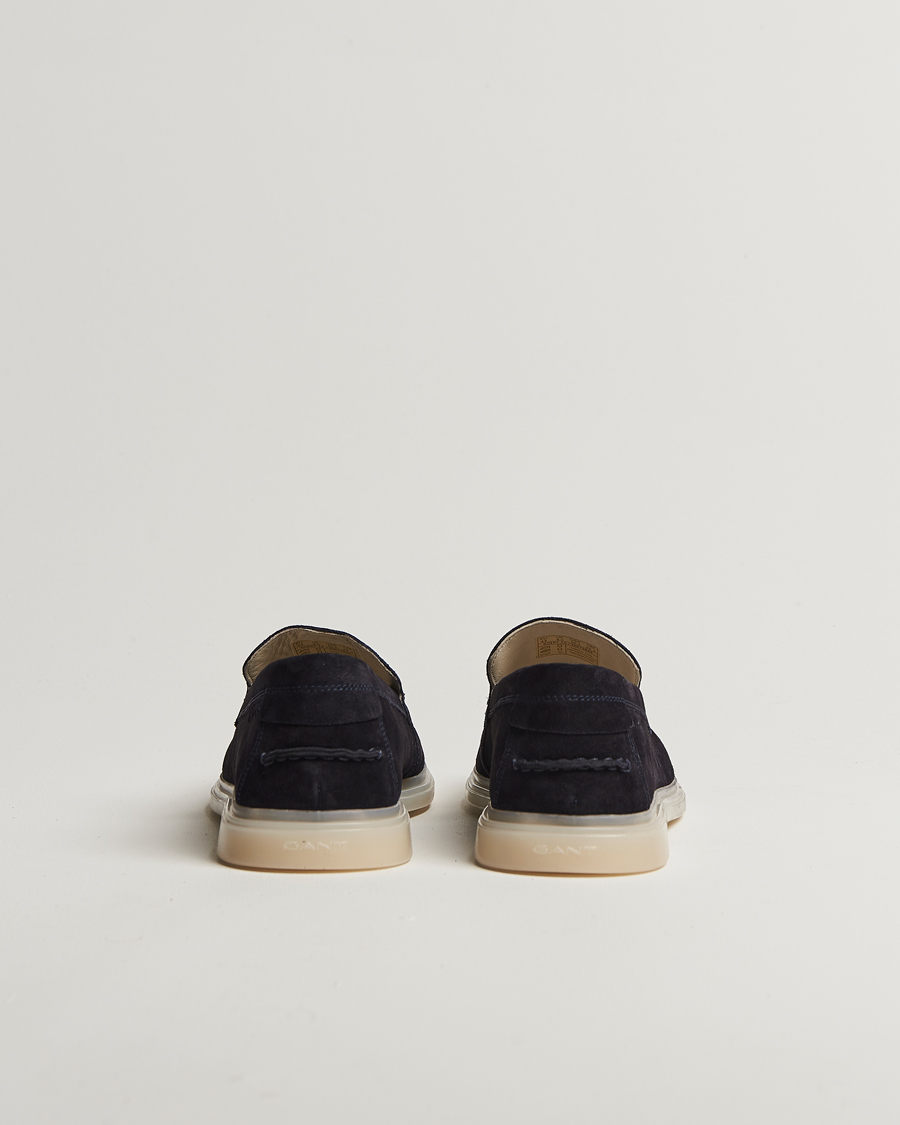 Herr | Loafers | GANT | Boery Suede Loafer Marine