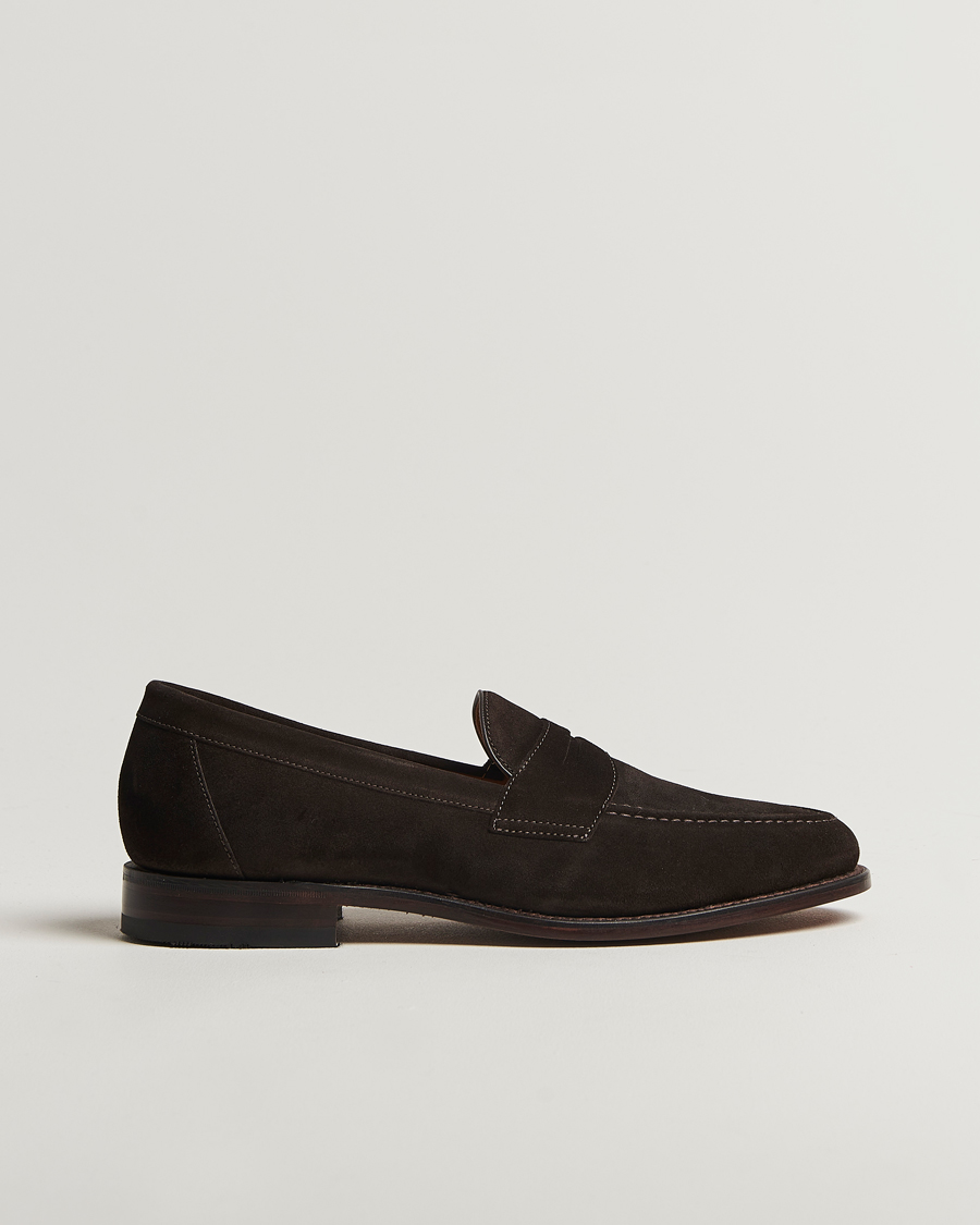 Herr | Loafers | Loake Shoemakers | Imperial Suede Loafers Dark Brown