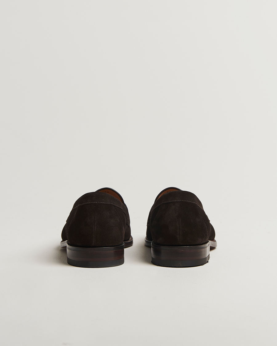 Herr | Loafers | Loake Shoemakers | Imperial Suede Loafers Dark Brown