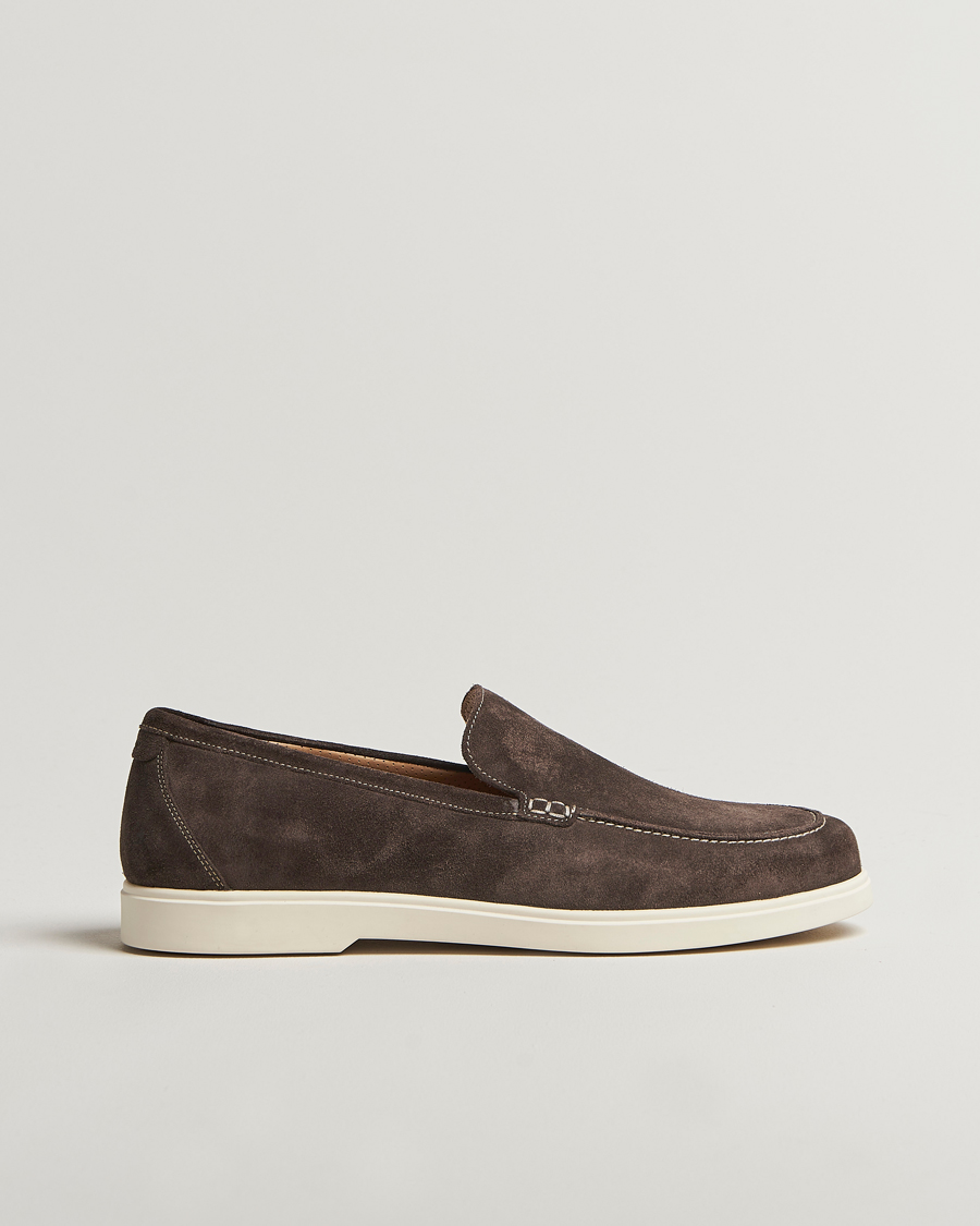 Herr | Loafers | Loake Shoemakers | Tuscany Suede Loafer Anthracite