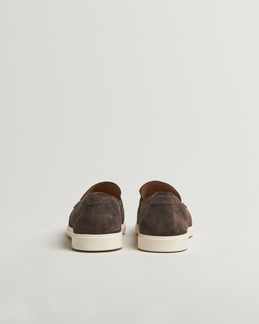 Herr | Loafers | Loake 1880 | Tuscany Suede Loafer Anthracite