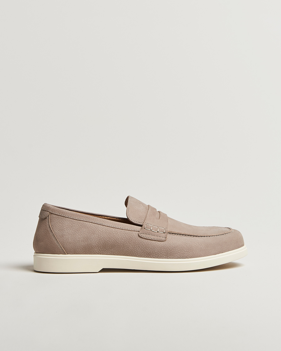 Herr | Loafers | Loake 1880 | Como Nubuck Loafers Grey