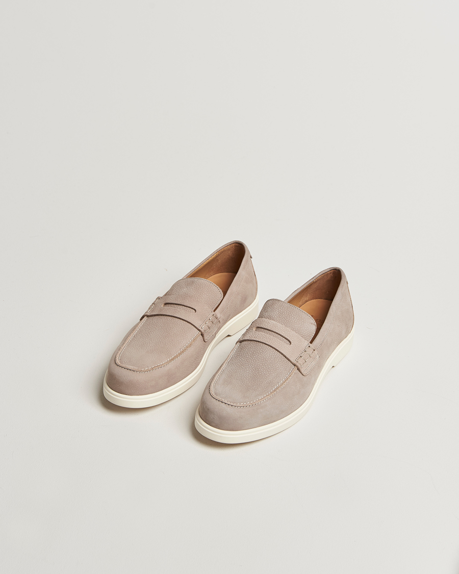 Herr | Loafers | Loake 1880 | Como Nubuck Loafers Grey