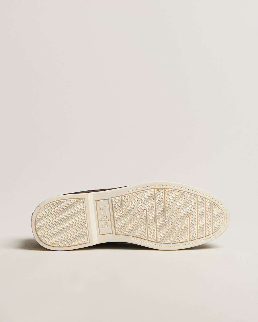 Herr | Loafers | Loake 1880 | Sardinia Suede Boat Shoe Loafers Anthracite
