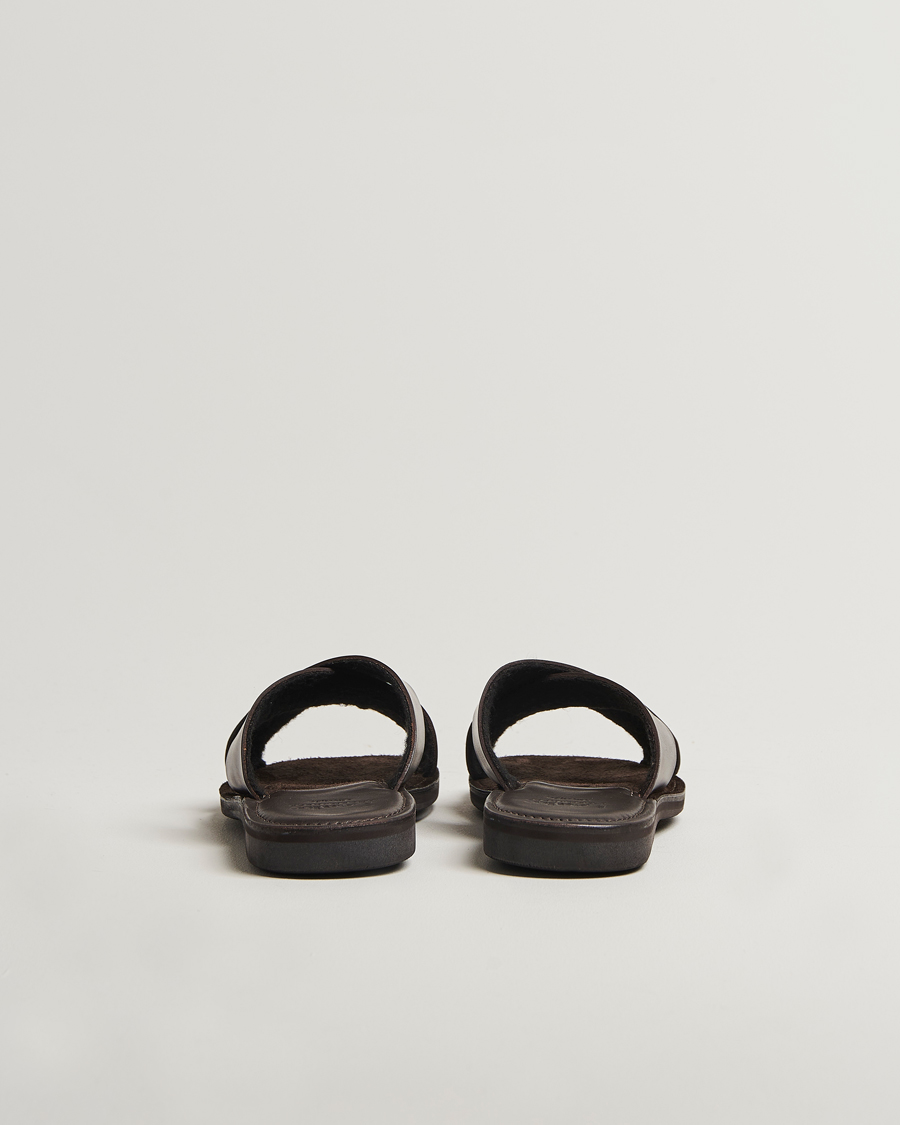 Herr | Sandaler & Tofflor | Loake 1880 | Gozo Leather Sandal Dark Brown