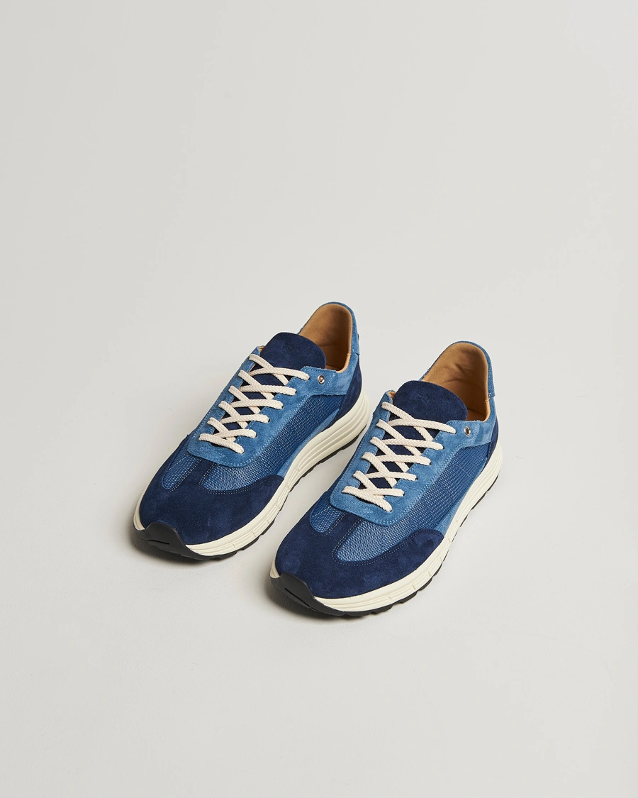 Herr | Sneakers | CQP | Renna Suede Runner Indigo