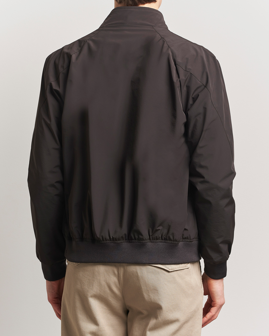 Herr | Jackor | Oscar Jacobson | Bomber Nylon Jacket Brown