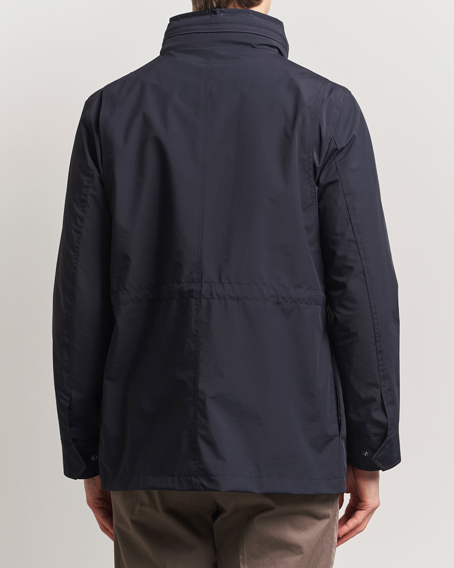 Herr | Jackor | Oscar Jacobson | M65 Nylon Field Jacket Navy