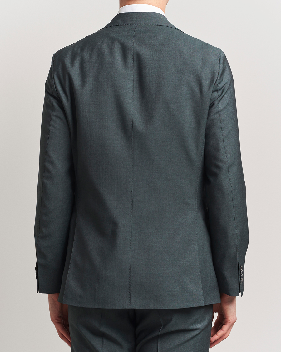 Herr | Kavajer | Oscar Jacobson | Fogerty Wool/Mohair Suit Blazer Green