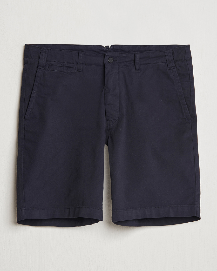 Herr | Shorts | Oscar Jacobson | Poggio Cotton Shorts Navy