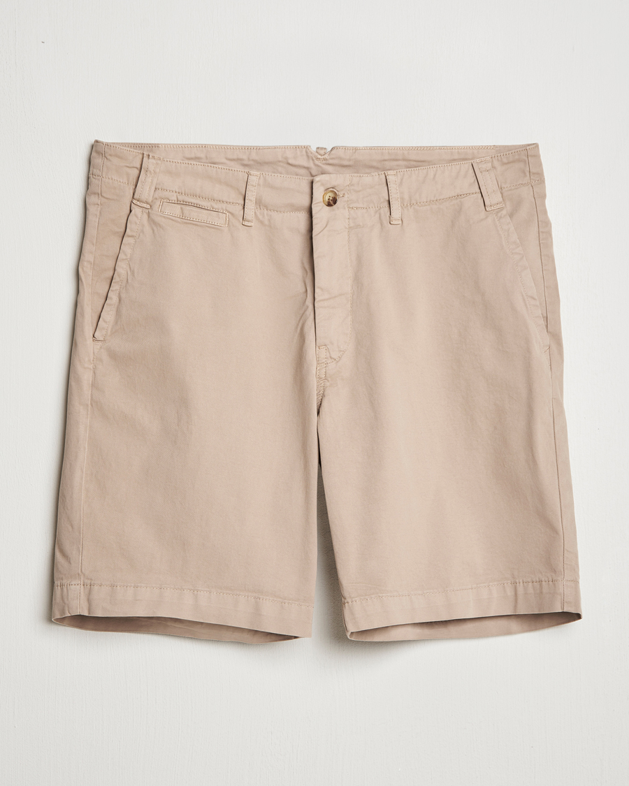 Herr | Shorts | Oscar Jacobson | Poggio Cotton Shorts Beige
