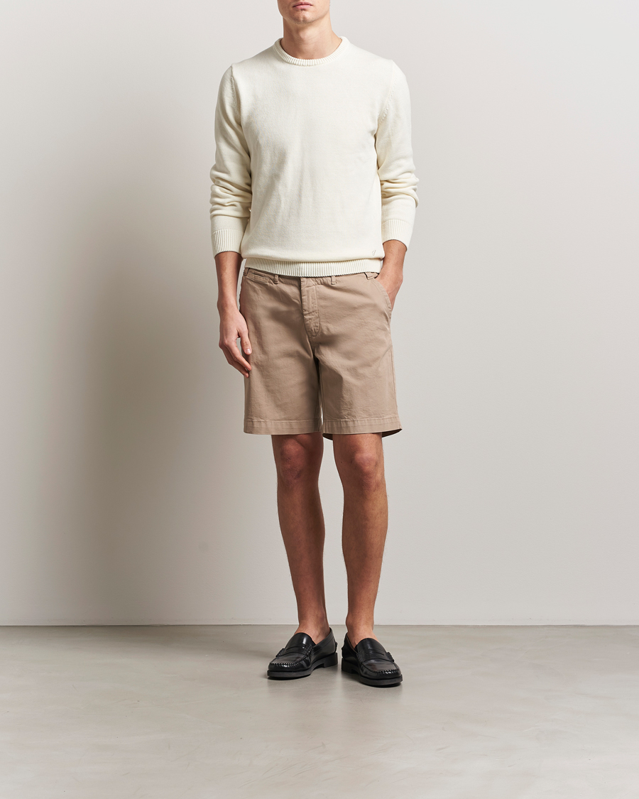 Herr | Shorts | Oscar Jacobson | Poggio Cotton Shorts Beige