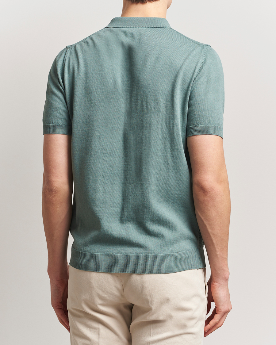 Herr | Pikéer | Oscar Jacobson | Barto Structured Cotton Polo Light Green