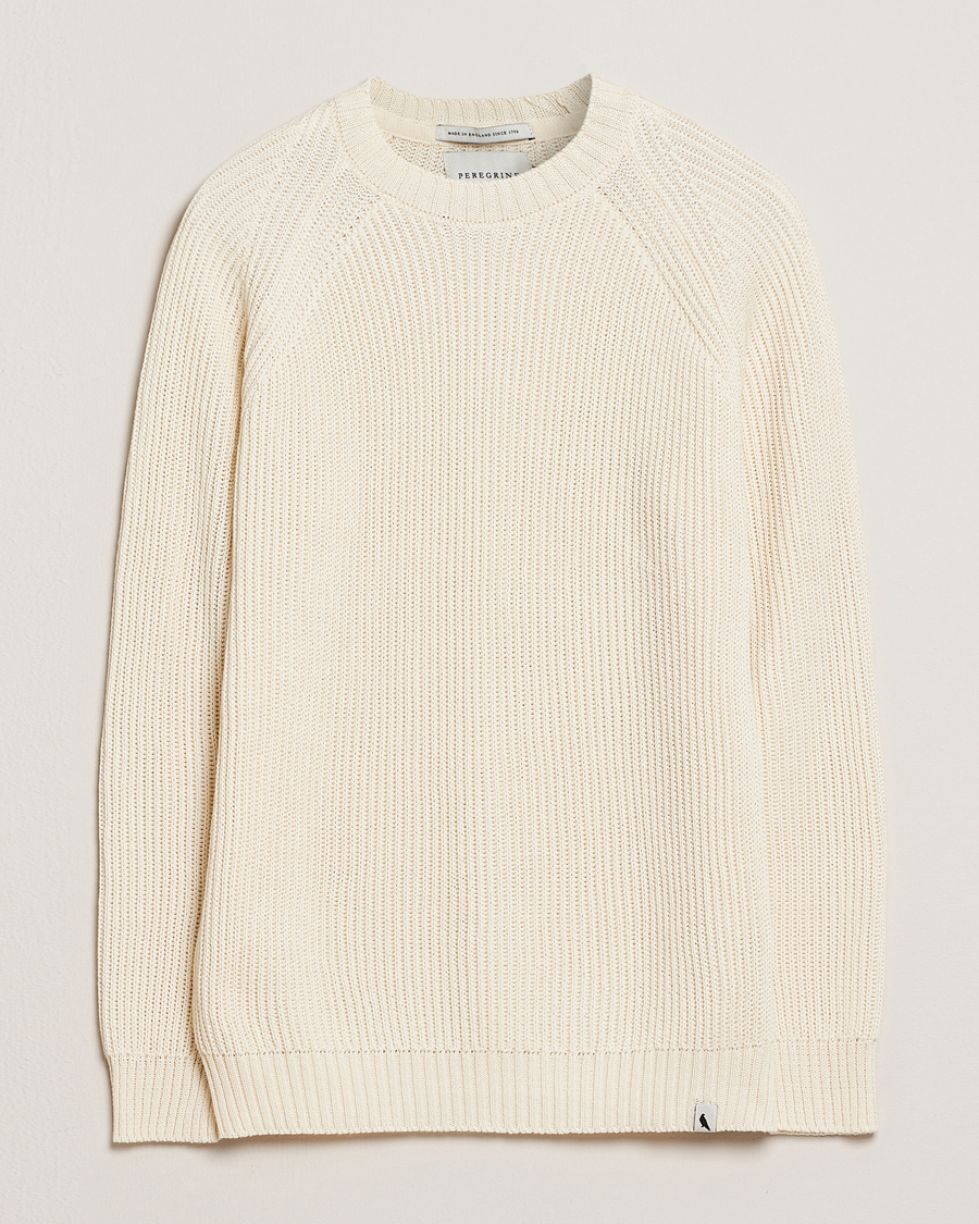 Herr | Tröjor | Peregrine | Harry Organic Cotton Sweater White