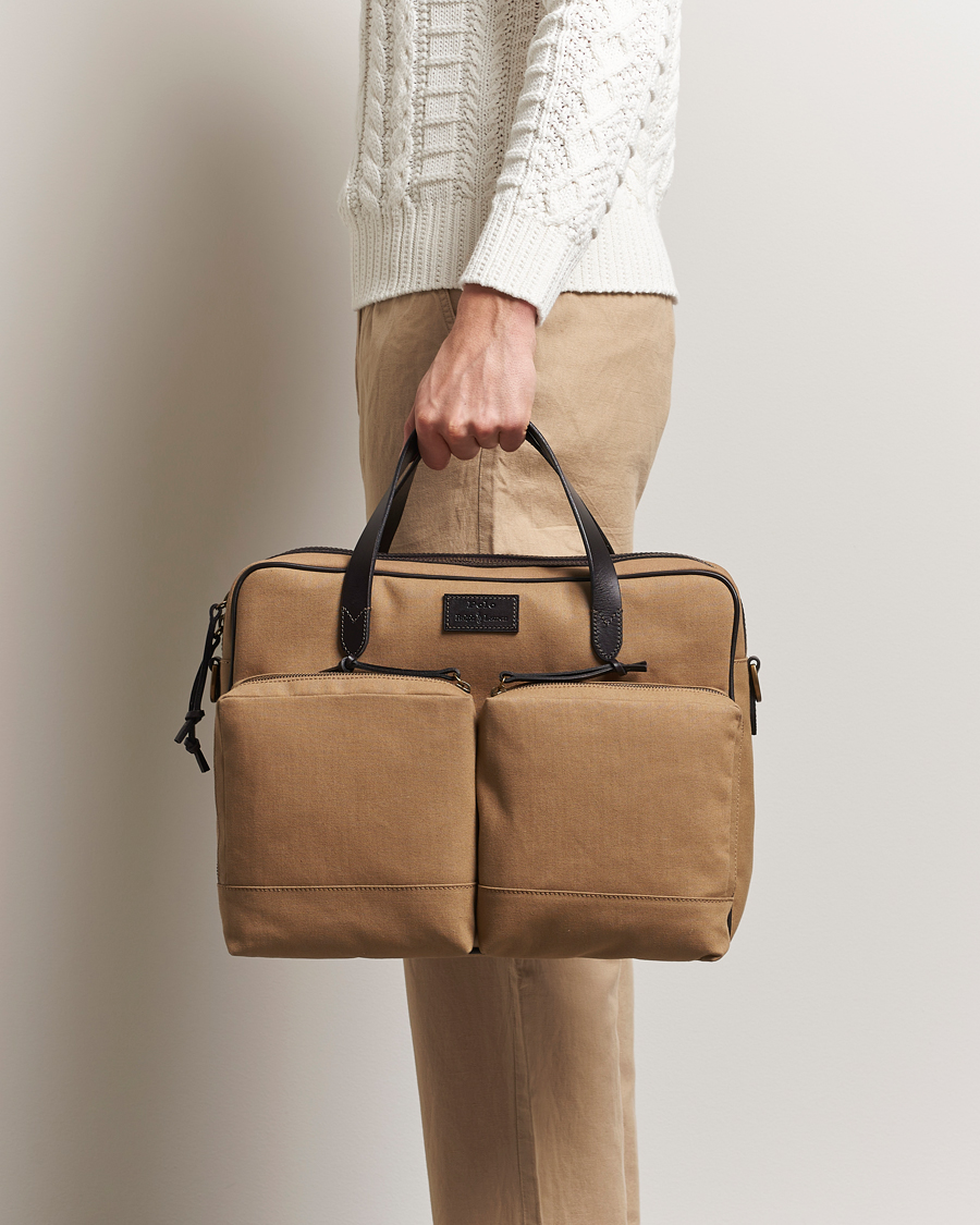 Herr | Väskor | Polo Ralph Lauren | Polo Ralph LaurenCommuter Canvas Messenger BagKhaki/Brown