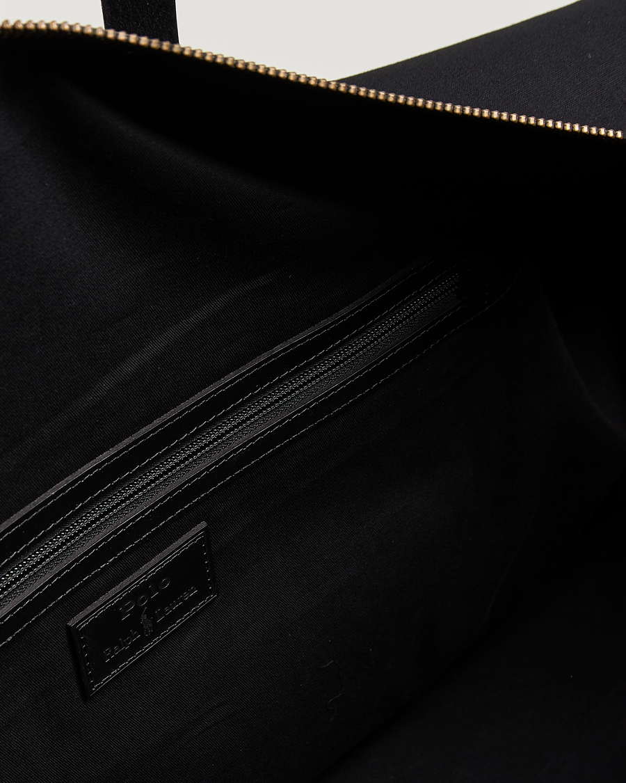 Herr | Polo Ralph Lauren Medium Canvas Duffle Bag Black | Polo Ralph Lauren | Medium Canvas Duffle Bag Black