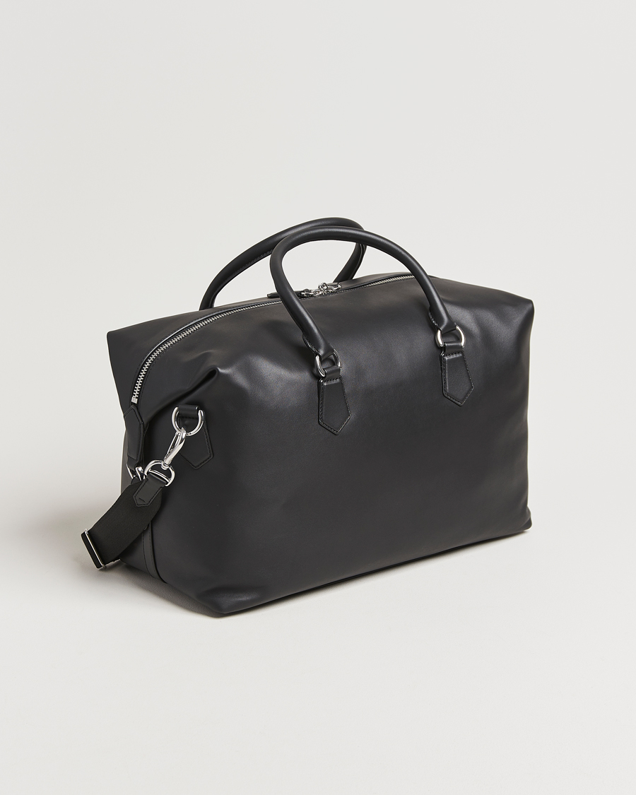 Herr | Polo Ralph Lauren Smooth Leather Weekendbag Black | Polo Ralph Lauren | Smooth Leather Weekendbag Black