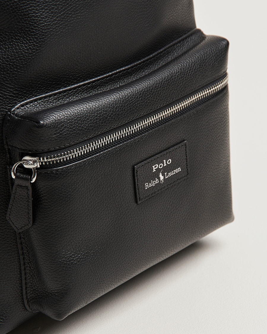 Herr | Väskor | Polo Ralph Lauren | Backpack Pebble Leather Black