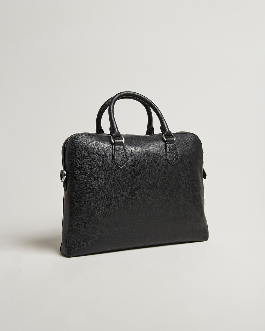 Herr | Väskor | Polo Ralph Lauren | Polo Ralph LaurenPebble Leather BriefcaseBlack