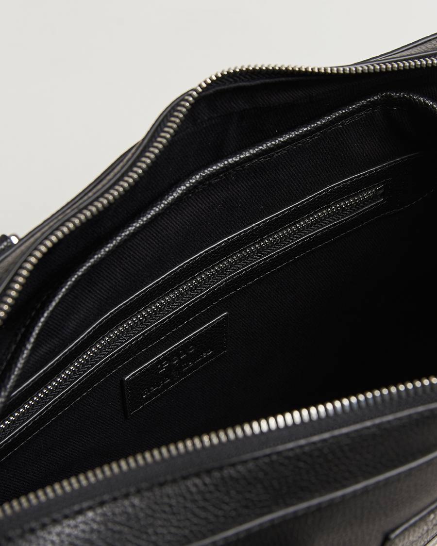 Herr | Väskor | Polo Ralph Lauren | Messenger Pebble Leather Black