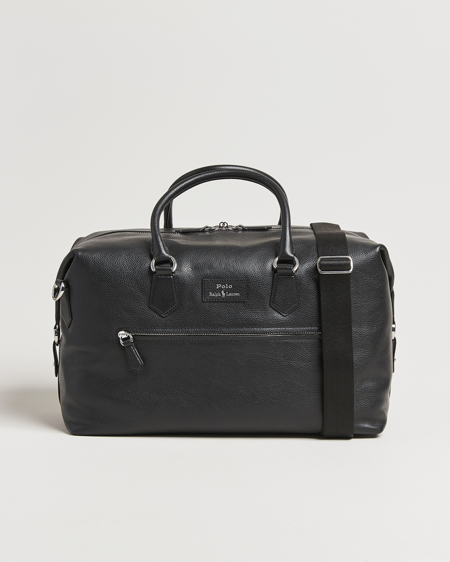 Herr | Väskor | Polo Ralph Lauren | Polo Ralph LaurenPebble Leather Duffle BagBlack