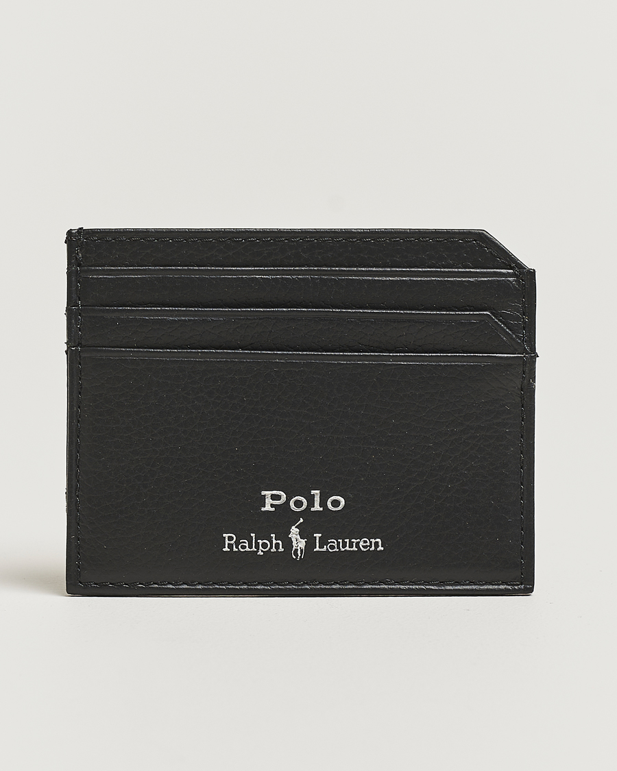 Herr | Plånböcker | Polo Ralph Lauren | Polo Ralph LaurenPebble Leather Card CaseBlack