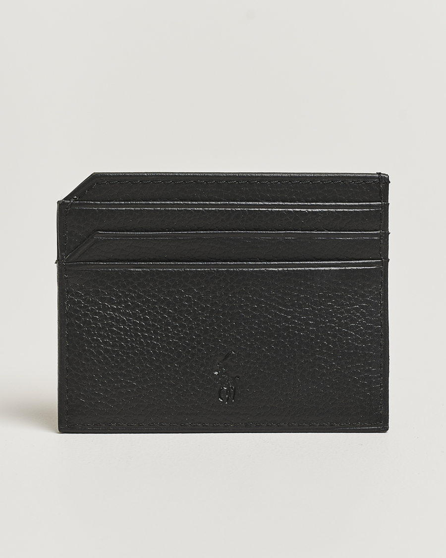 Herr | Plånböcker | Polo Ralph Lauren | Polo Ralph LaurenPebble Leather Card CaseBlack
