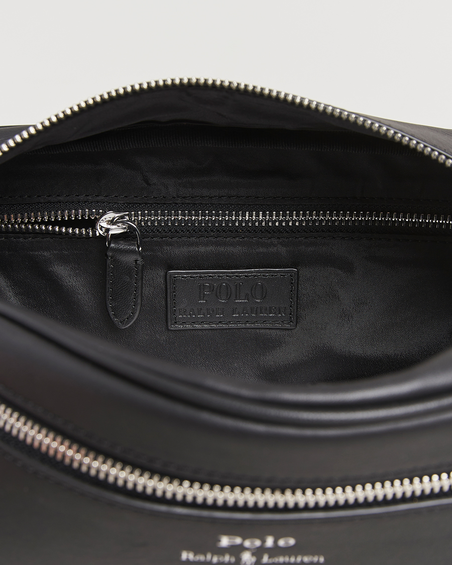 Herr | Väskor | Polo Ralph Lauren | Smooth Leather Washbag Black
