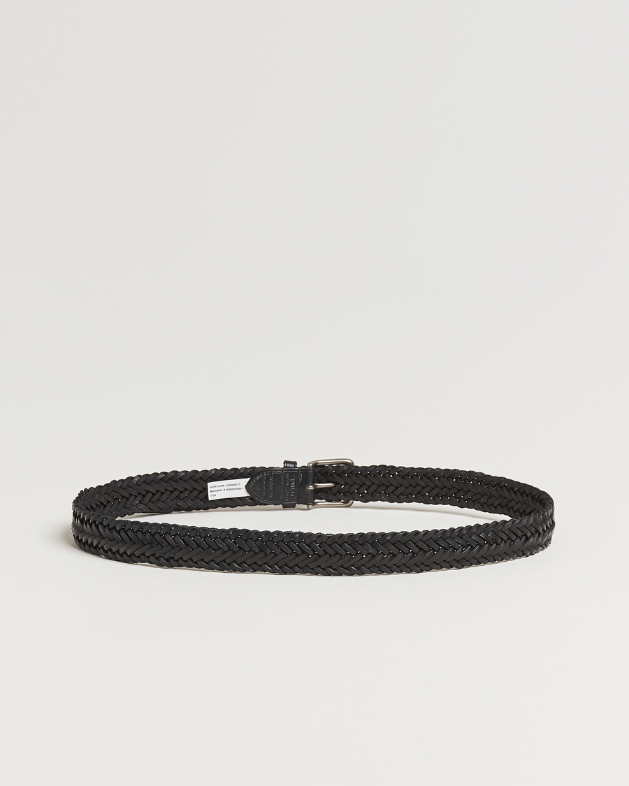 Herr | Bälten | Polo Ralph Lauren | Braided Leather Belt Black