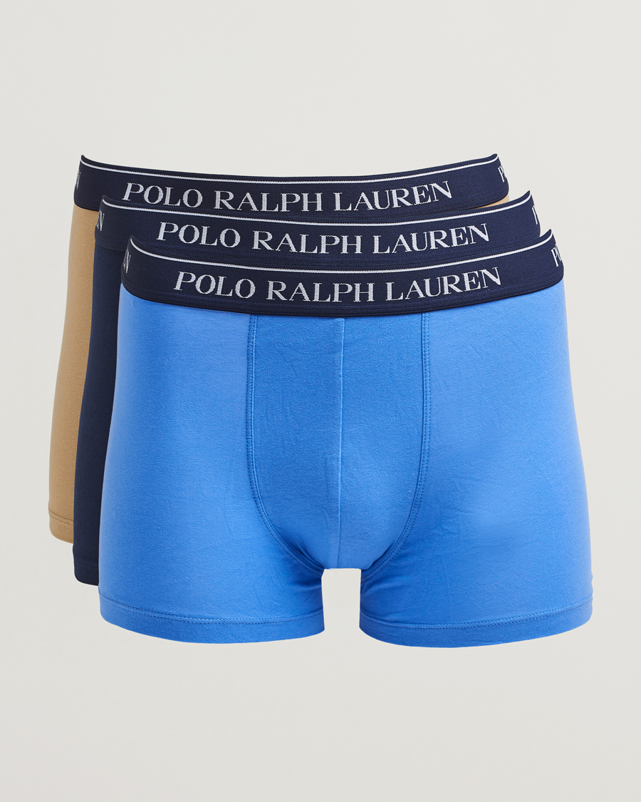 Herr | Underkläder | Polo Ralph Lauren | 3-Pack Trunk Navy/Blue/Khaki