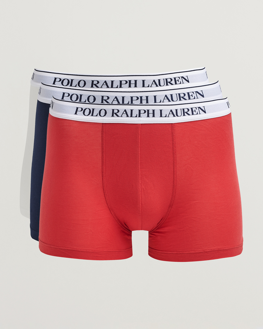 Herr | Underkläder | Polo Ralph Lauren | 3-Pack Trunk Navy/Red/White