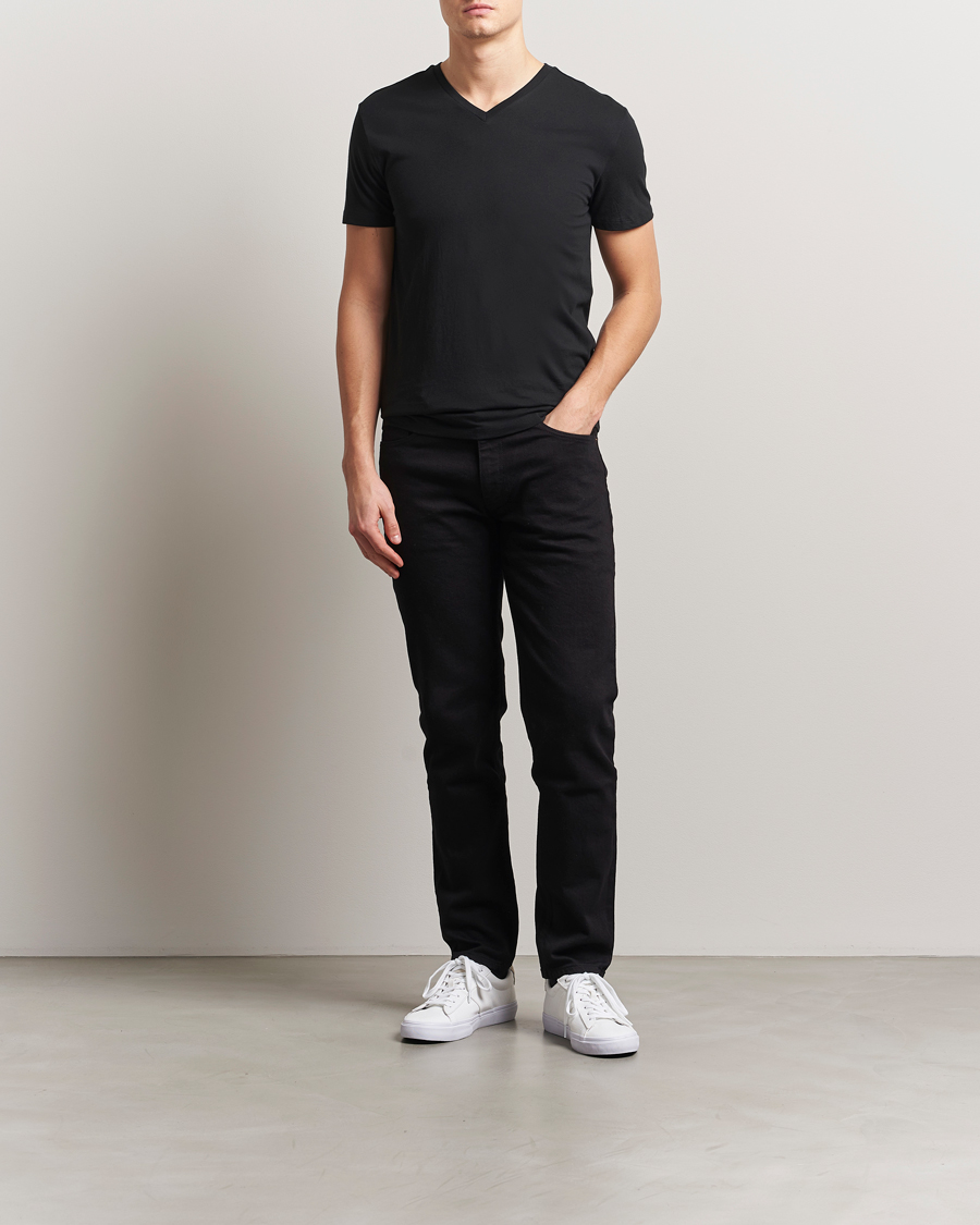 Herr | T-Shirts | Polo Ralph Lauren | 3-Pack V Neck T-Shirt White/Grey/Black