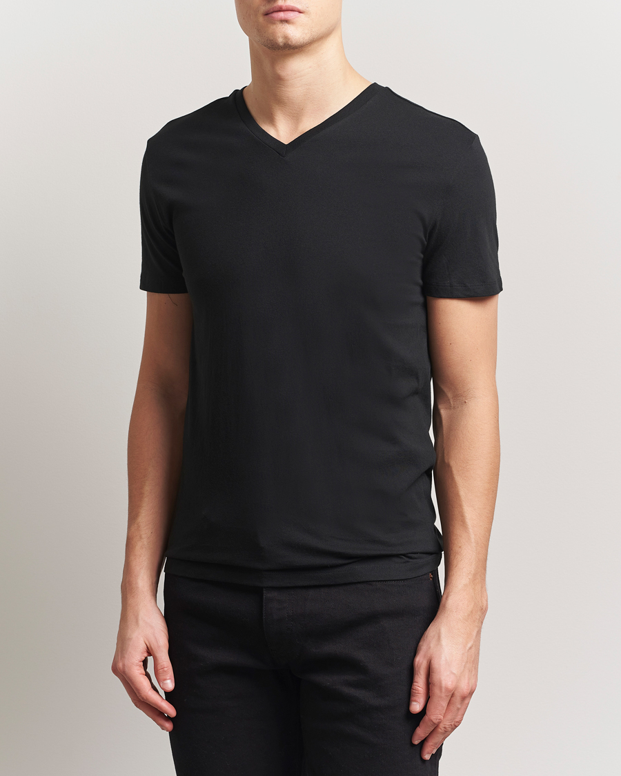 Herr | T-Shirts | Polo Ralph Lauren | 3-Pack V Neck T-Shirt White/Grey/Black