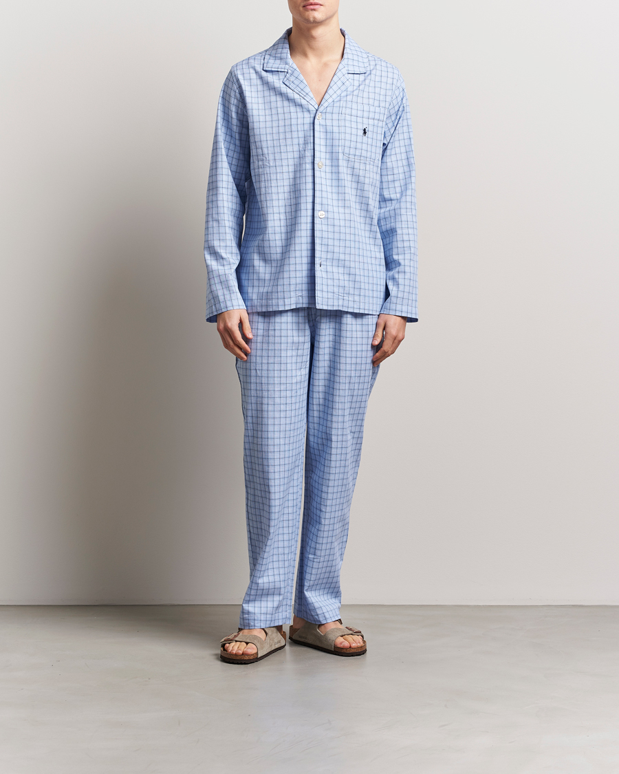 Herr | Pyjamas & Morgonrockar | Polo Ralph Lauren | Cotton Checked Pyjama Set Blue