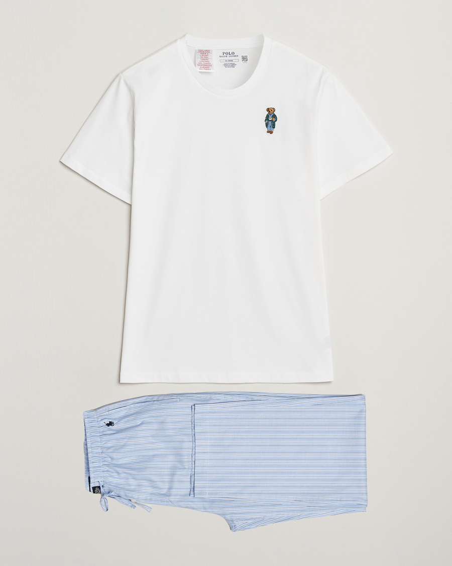 Herr | Pyjamas & Morgonrockar | Polo Ralph Lauren | Cotton Pyjama Set Blue/White