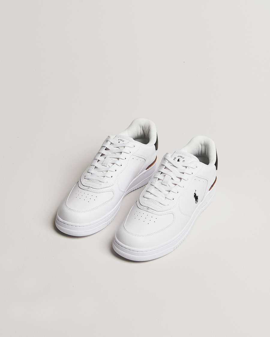 Herr | Sneakers | Polo Ralph Lauren | Masters Court Sneakers White/Black