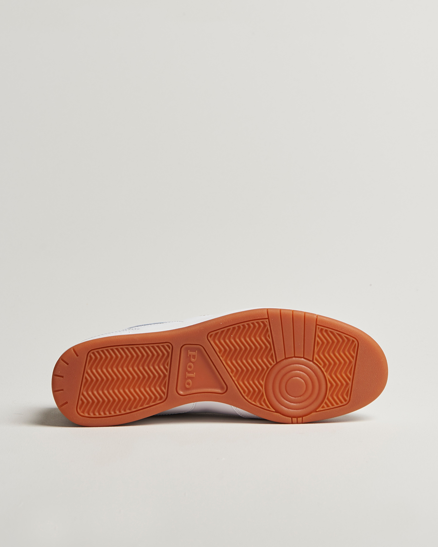 Herr | Sneakers | Polo Ralph Lauren | CRT Leather Sneaker White/Navy